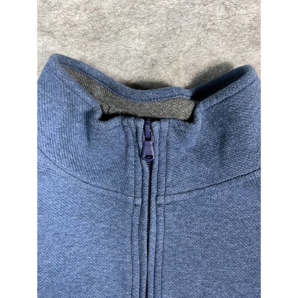 Vineyard Vines Performance Quarter Zip Pullover Blue Whale Logo Men's L - Picture 3 of 5
